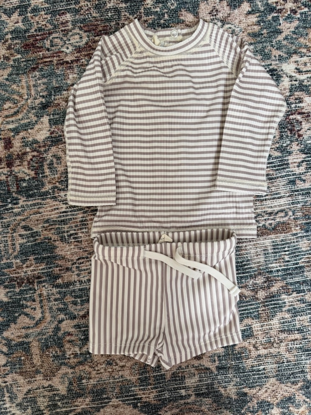 Quincy Mae Baby Boy Rashguard Set